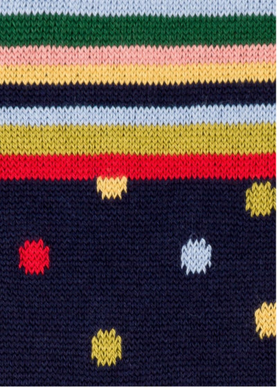 PAUL SMITH Men's Navy Mixed Spot Socks