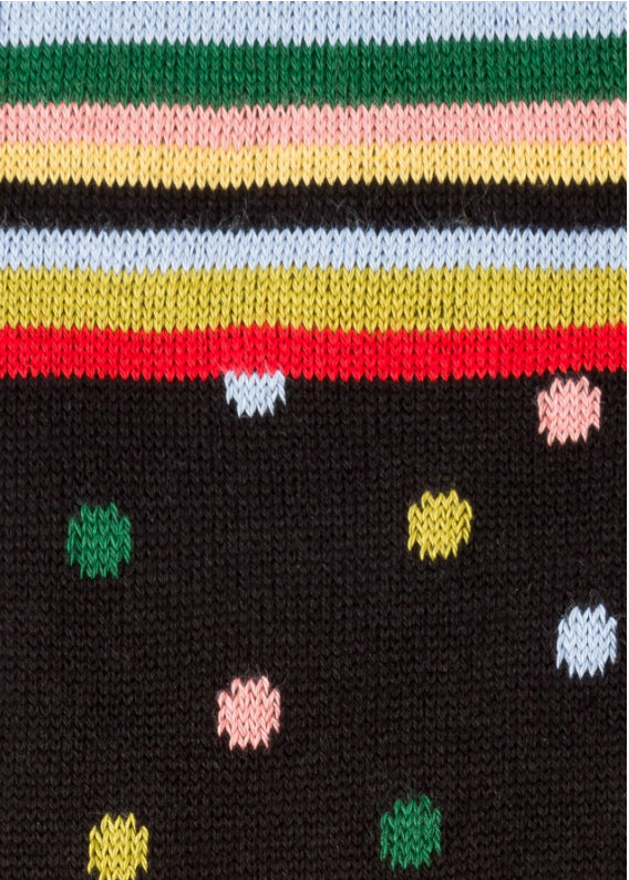 PAUL SMITH Men's Black Mixed Spot Socks