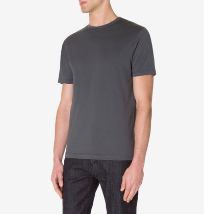 Sunspel Men's Classic Cotton T-Shirt in Charcoal