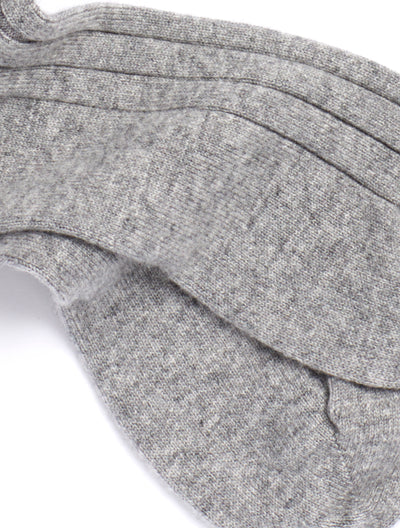 Solespun Black Label Cashmere Socks in Grey