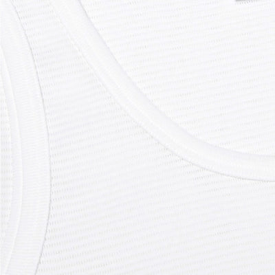 Sunspel Cellular Cotton Underwear Vest In White
