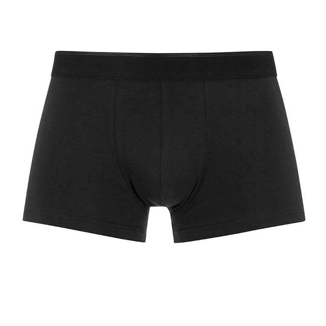 SUNSPEL Stretch Cotton Trunks in Black