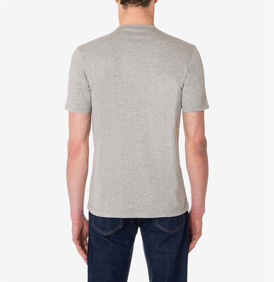 Sunspel Men's Classic Cotton T-Shirt in Melange Grey