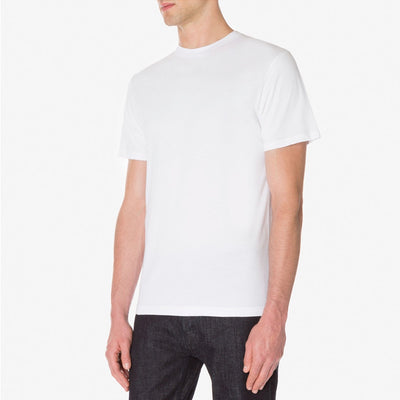 Sunspel Men's Cotton Riviera T-Shirt in White