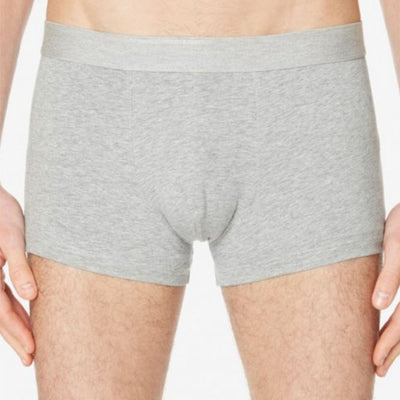SUNSPEL Stretch Cotton Trunks in Grey Melange