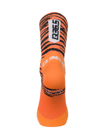 Q36.5 Ultra Tiger Cycling Socks in Orange (New)