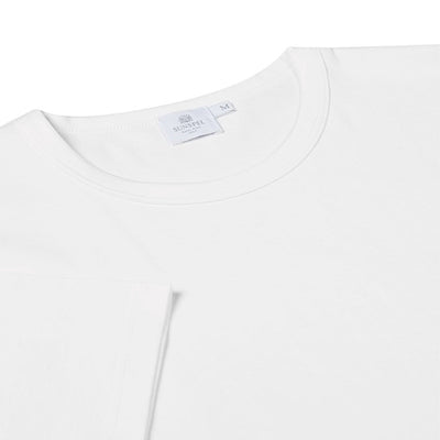 Sunspel Men's Classic Cotton T-Shirt in White
