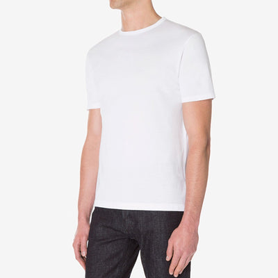 Sunspel Men's Classic Cotton T-Shirt in White