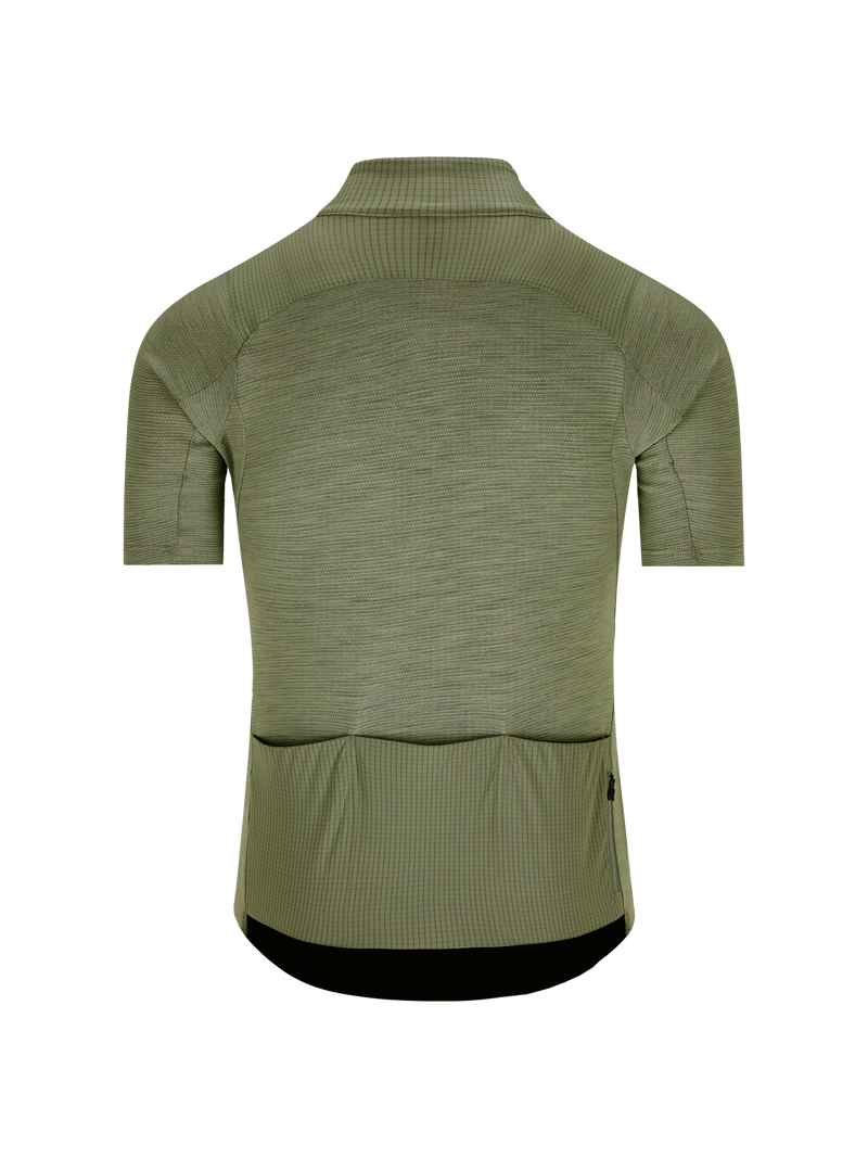 Q36.5  Men's Adventure Jersey Short Sleeve Drab Green