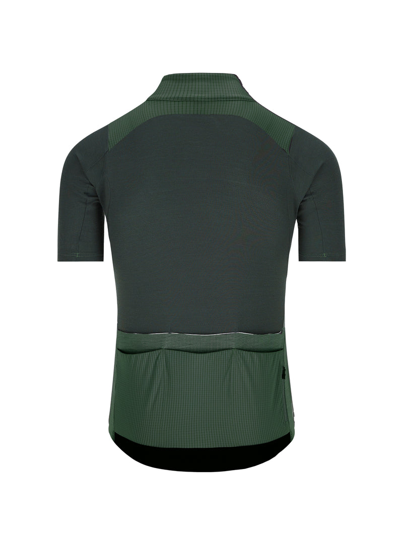 Q36.5  Men's Adventure Jersey Short Sleeve Forest Green (Latest Version)