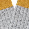 Scott Nichol Thornham  Merino Wool/Silk Men's Sock in Mid Grey Fleck/ Yellow