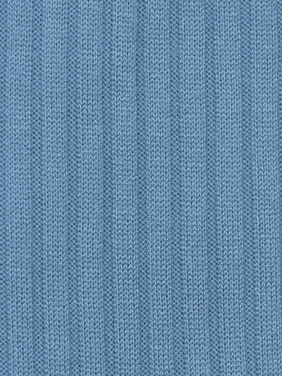 PANTHERELLA Danvers Fil d'Ecosse, Cotton Lisle Socks in Smoke Blue