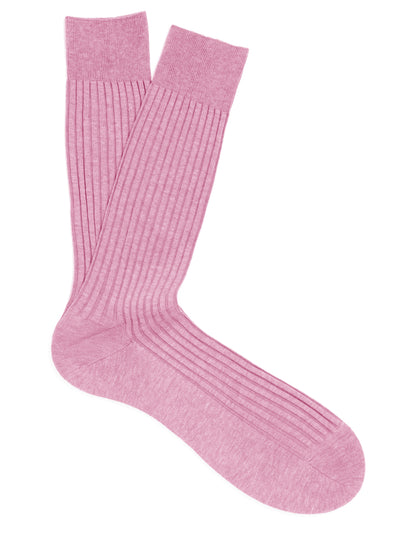 PANTHERELLA Danvers Fil d'Ecosse, Cotton Lisle Socks in Dusty Pink