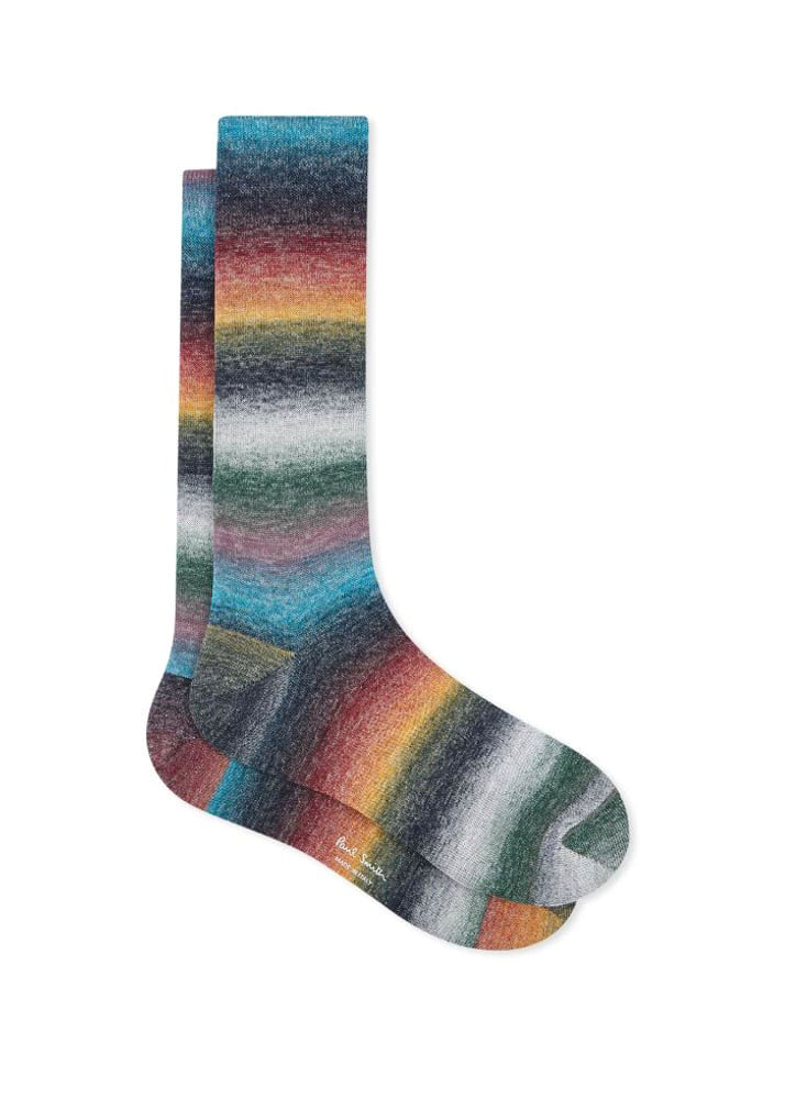 PAUL SMITH  Ombre Stripe Socks NEW