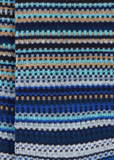 PAUL SMITH Men's Pique Signature Stripe in Navy