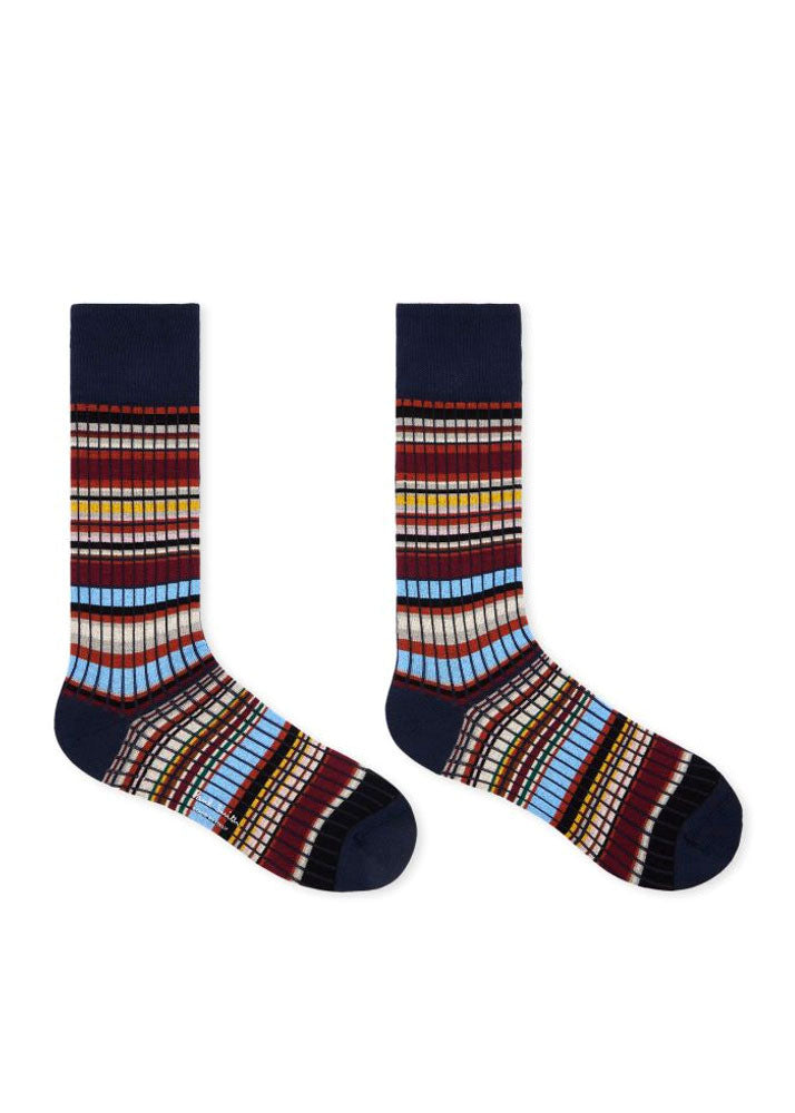 PAUL SMITH Men's Rib Signature in Navy