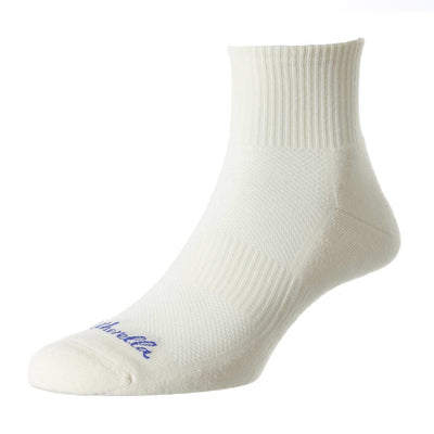 PANTHERELLA Step Cushion Sole Socks in White