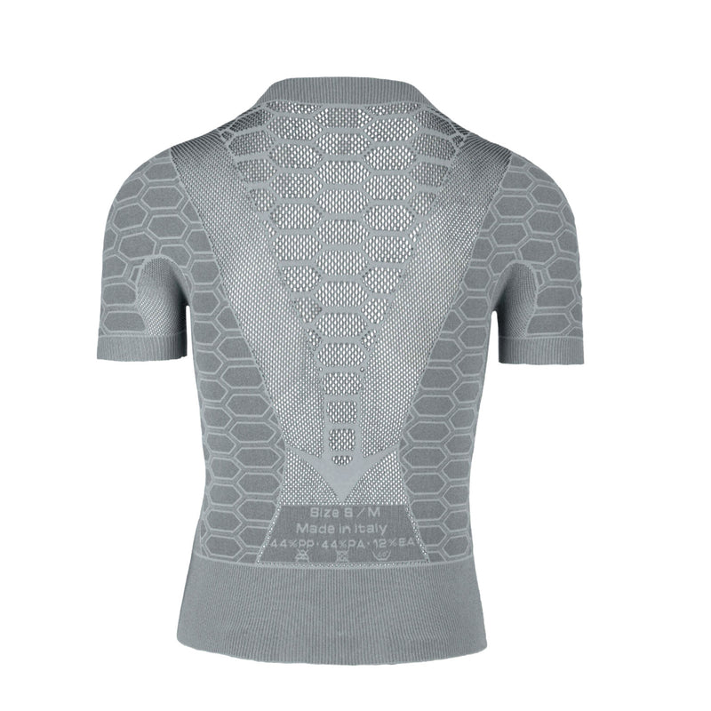 Q36.5 Mens Base Layer 2 Short Sleeve in Ice Grey
