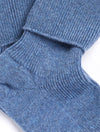 Solespun Women's Black Label Cashmere Socks in Demin