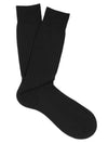PANTHERELLA Laburnum Ribbed Merino Wool-Blend Socks in Black