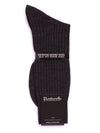 PANTHERELLA Laburnum Ribbed Merino Wool-Blend Socks in Charcoal