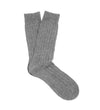 Pantherella Cashmere 5 X 1 Rib Mens Sock in Grey