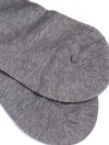 Pantherella, Poppy - Ladies' Flat Knit Ankle Sock - Egyptian Cotton Grey