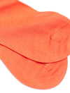 Pantherella, Poppy - Ladies' Flat Knit Ankle Sock - Egyptian Cotton Coral