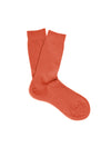 SOLESPUN - Ladies' 5x3 Rib Sock - Merino Wool in Burnt Orange
