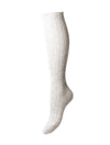 Pantherella, Tabitha Knee-High  Cashmere Women's Socks in Light Grey