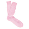 Solespun Sea Island Cotton Socks in Pink