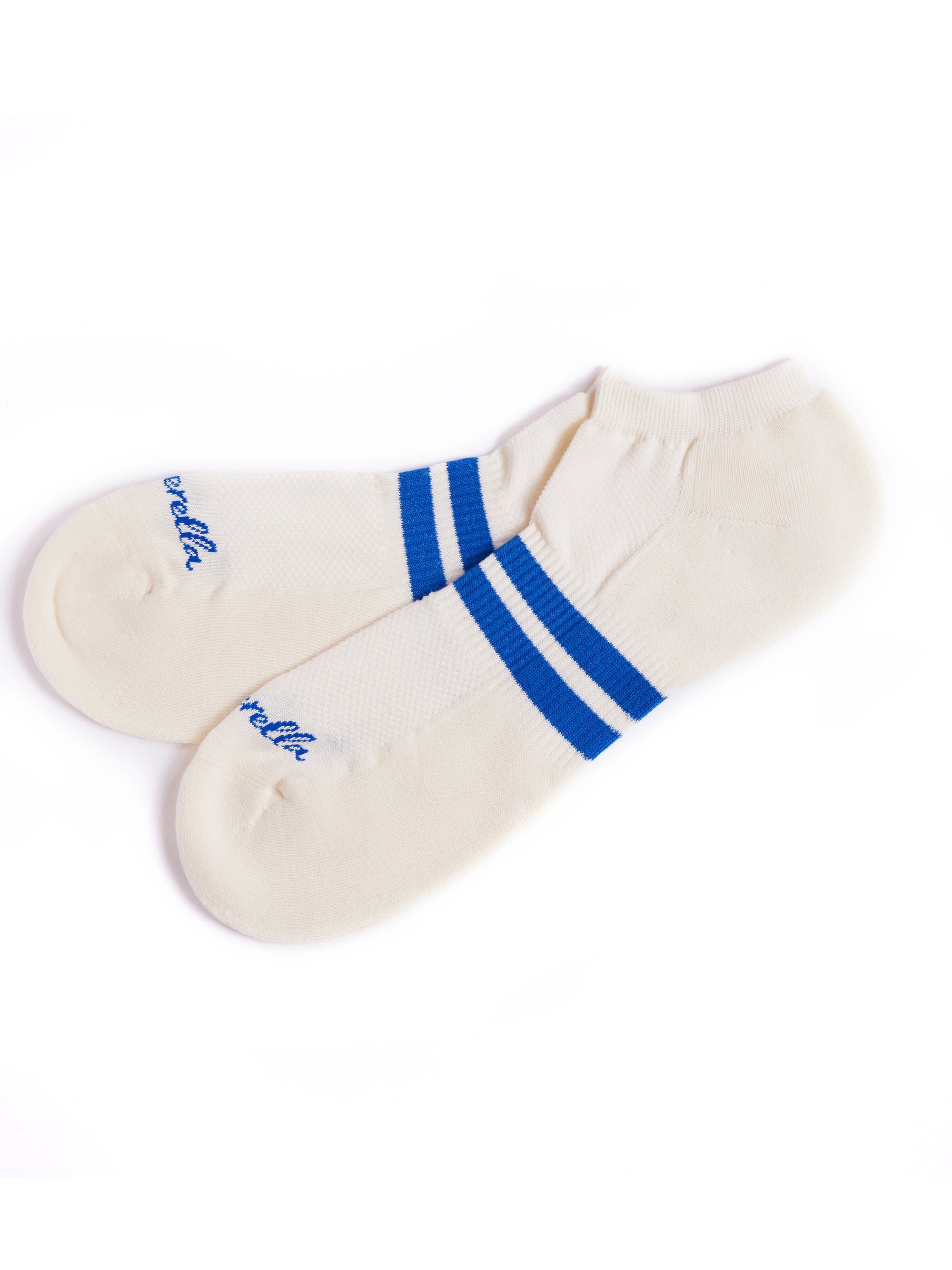 PANTHERELLA Sports Luxe Cotton Trainer Socks in White