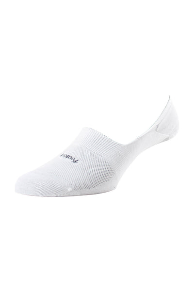PANTHERELLA  Womans No-Show Cotton-Blend Socks in White