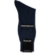 PANTHERELLA (LONG) ‘Over The Calf’ Laburnum Ribbed Merino Wool-Blend Socks in Navy
