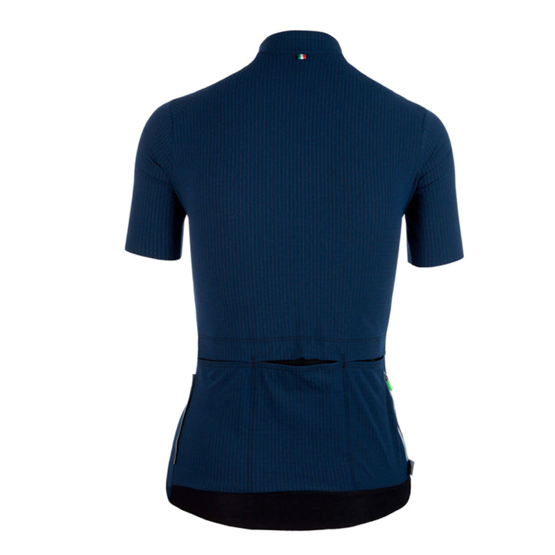 Q36.5 Jersey Short Sleeve L1 Woman Pinstripe X Navy