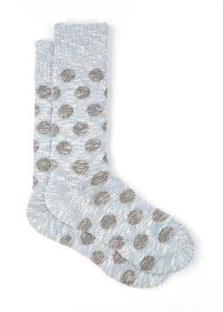 PAUL SMITH  Men Sock Benny Dot Socks in Sky Blue