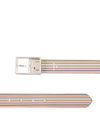 Paul Smith Mens Signature Stripe and Black cut to Fit Reversible Belt