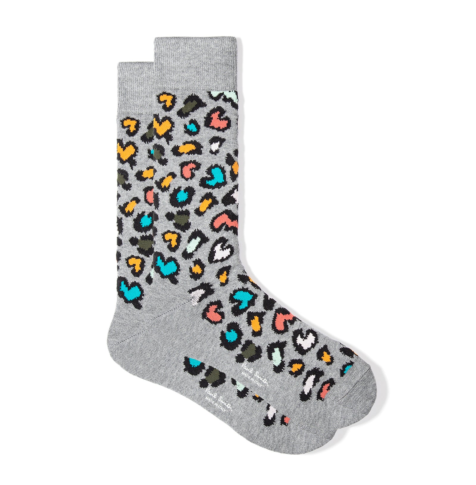 PAUL SMITH  Mens Rad Art Leopard in Grey