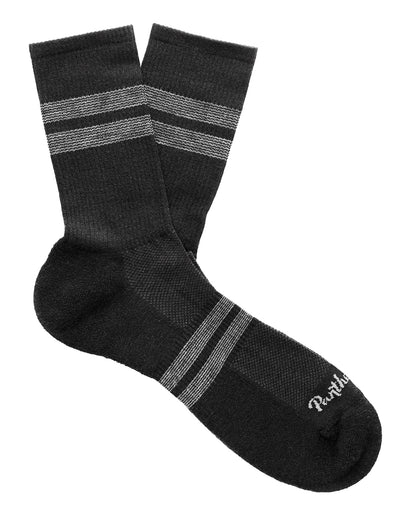 PANTHERELLA Sports Luxe HIKE Merino Wool Socks in Black