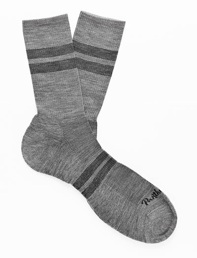 PANTHERELLA Sports Luxe HIKE Merino Wool Socks in GREY