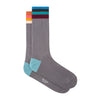 PAUL SMITH  Grey 'Artist Stripe' Cuff Odd Socks