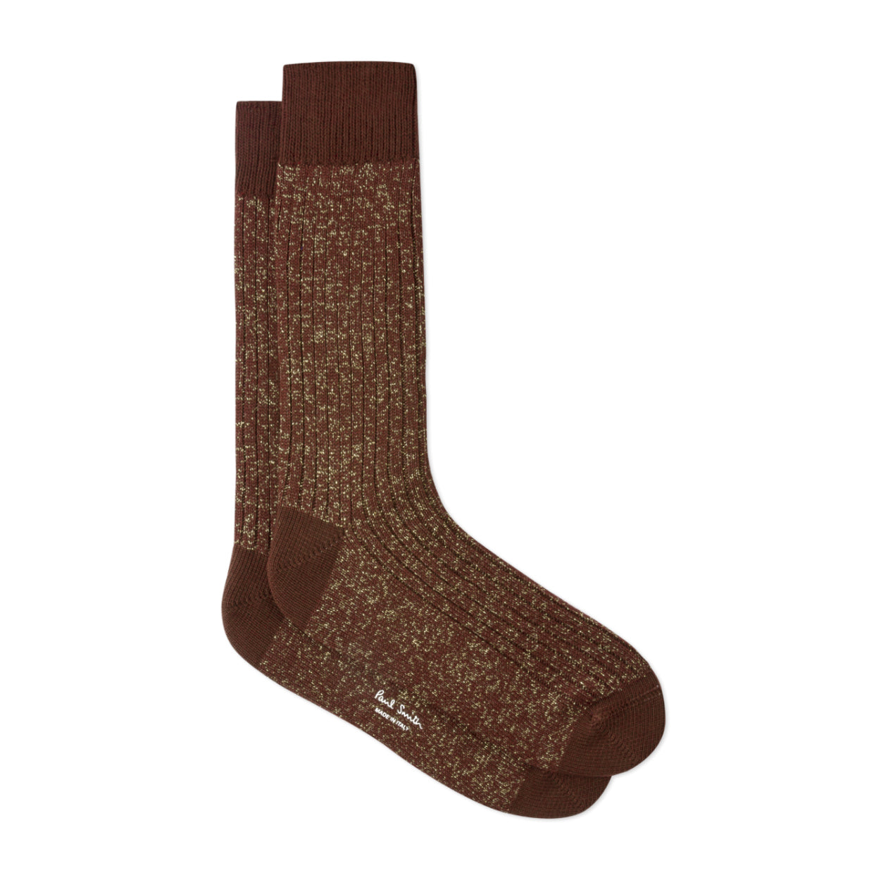 PAUL SMITH  Chocolate Glittered Socks