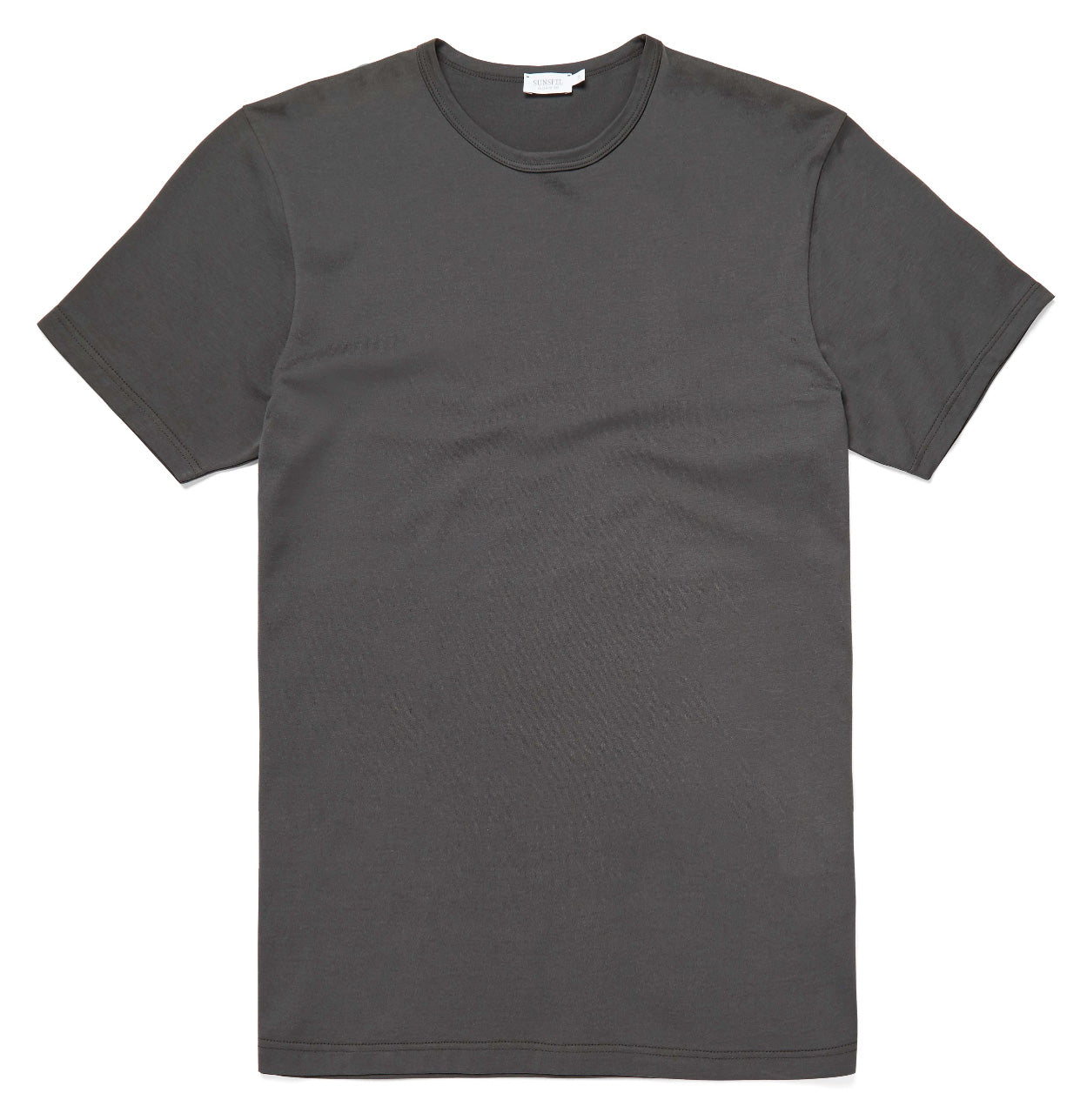 Sunspel Men's Classic Cotton T-Shirt in Charcoal