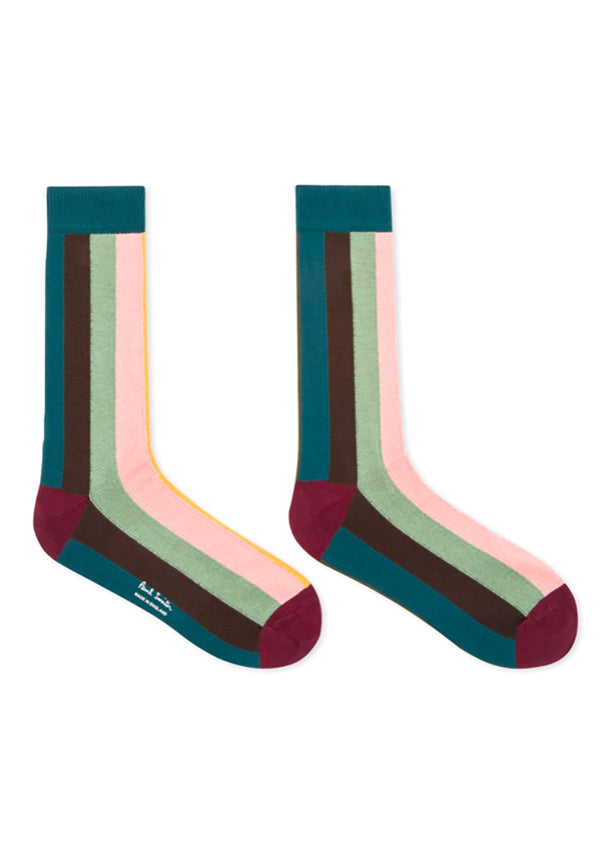 PAUL SMITH Vertical 'Artist Stripe' Socks - Solespun