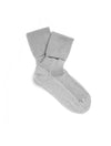 Solespun Black Label Women's Cashmere Socks in Grey