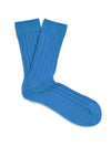 Solespun Black Label Cashmere Socks in Soley Blue
