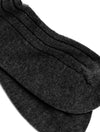 Solespun Black Label Cashmere Socks in Carbon