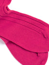 Solespun Black Label Cashmere Socks in Pink Magenta
