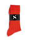 Solespun Black Label Cashmere Socks in Soley Orange (NEW)