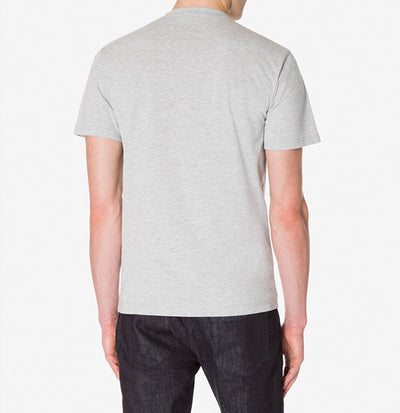 Sunspel Men's Cotton Riviera T-Shirt in Grey Melange